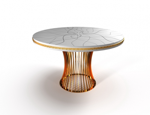 Marble mosaic table Ref: 00112